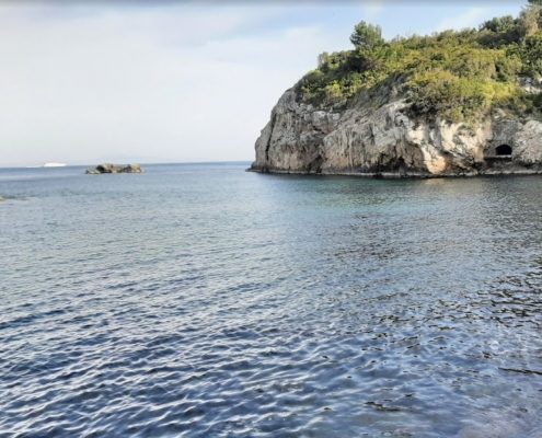 Il mare a San Montano, Massa Lubrense in Penisola Sorrentina